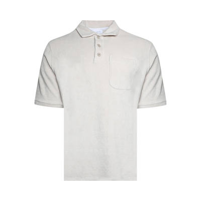Pre-owned Saintwoods Terry Polo 'light Grey'