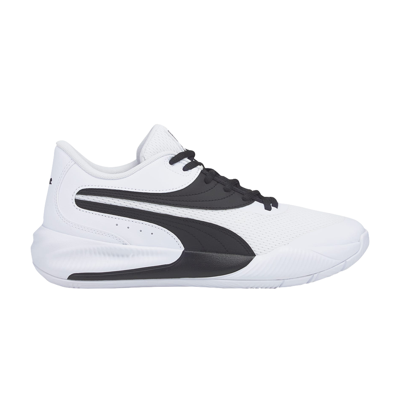 Pre-owned Puma Triple Basketball 'white Black'