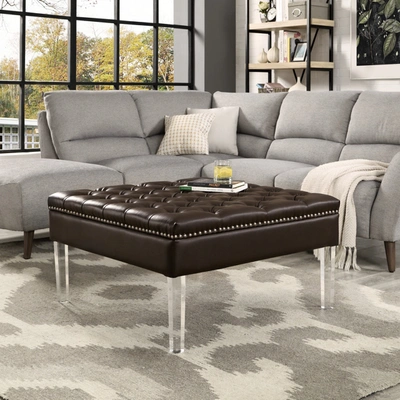 Inspired Home Filomena Ottoman