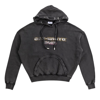 Pre-owned Off-white Digit Bacchus Hoodie 'black/multicolor'