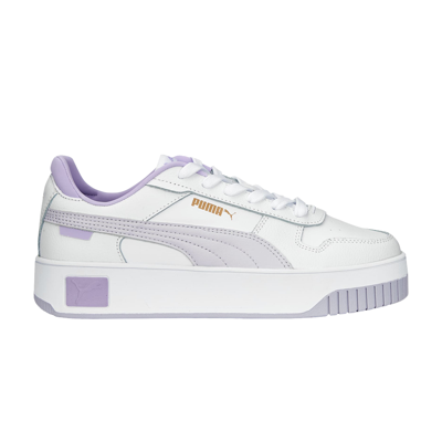 Pre-owned Puma Wmns Carina Street 'white Spring Lavender'
