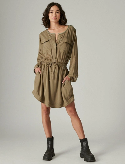 Lucky Brand Women's Relaxed Surplus Shirtdress In Multi