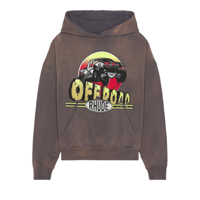 Pre-owned Rhude Off Road Hoodie 'vintage Grey'