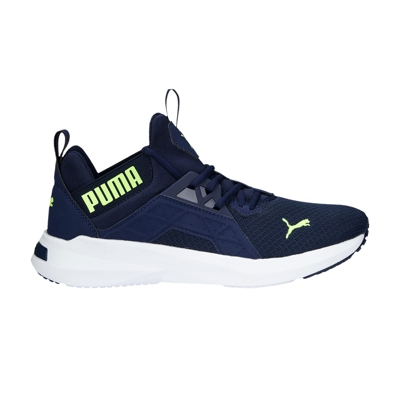 Pre-owned Puma Softride Enzo Nxt 'navy Fast Yellow' In Blue