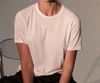 Majestic Filatures Lyocell Cotton Short Sleeve Semi Relaxed Crewneck T-shirt In White