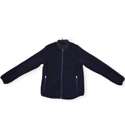 Selected Men's Simple Jacket In Navy In Blue