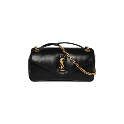 Pre-owned Saint Laurent Calypso Padded Shoulder Bag 'black'