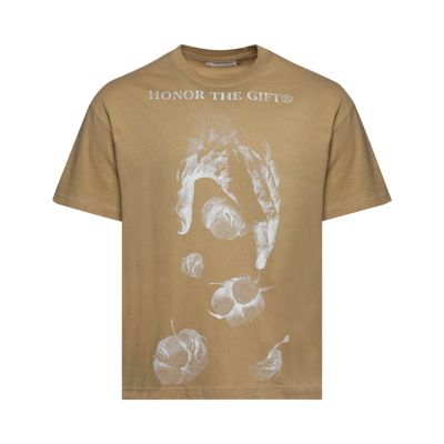 Pre-owned Honor The Gift Field Hand Short-sleeve Tee 'khaki' In Tan
