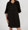 XIRENA CHANDLER DRESS IN BLACK