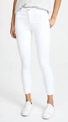 L Agence Marguerite High Rise Skinny Jean In Blanc In White