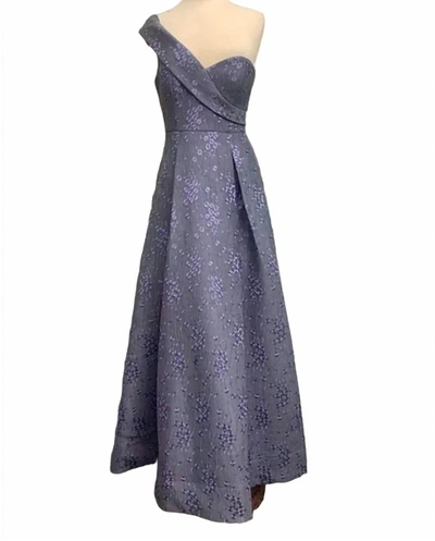 Bariano Starlit Gown In Purple