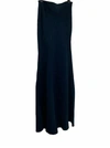 Byron Lars Drape Bias Skirt In Blue In Blue