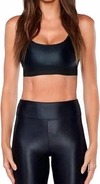 KORAL SWEEPER SPORTS BRA IN BLACK