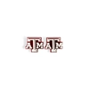 Brianna Cannon Texas A & M Logo Studs In White And Maroon Acrylic In Multi