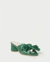 Loeffler Randall Emilia Pleated Knot Slide Sandals In Multi