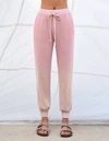SUNDRY OMBRE THERMAL JOGGER IN PARCHMENT/PEACH