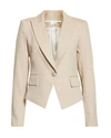 Veronica Beard Hosanna Dickey Short One Button Blazer In Multi