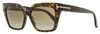 Tom Ford Women's Winona Polarized Sunglasses Tf1030 52h Dark Havana 53mm In Multi