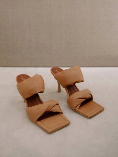 Alohas Twist Strap Sandal In Brown