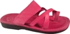 Jerusalem Sandals The Good Shepherd Slide Sandal In Red In Pink