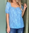 AND THE WHY SWEET SERENITY TOP IN BLUE