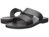 Jerusalem Sandals Aviv Rubber Slide In Black In Black