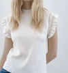 MELISSA NEPTON ZOWIE SWEATER IN OFF WHITE