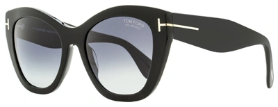 Tom Ford Women's Butterfly Sunglasses Tf940 Cara 01d Black 56mm In Multi
