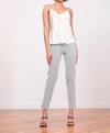 Avenue Montaigne Cropped Leopard-print Twill Pants In Multi