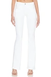 Frame Le High Flare Trapunto Straight Pant In Blanc In White
