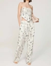 BEC & BRIDGE TILLIE PANTS IN LINEAR FLORAL