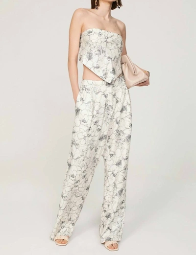 BEC & BRIDGE TILLIE PANTS IN LINEAR FLORAL