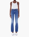 Mother The Outside Mid Rise Bootcut Jeans In Dark And Stormy Night In Multi