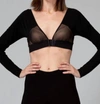 Joseph Ribkoff Shadow Sleeves Black Opaque In Black