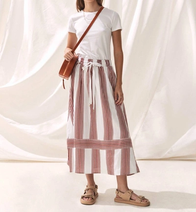 Sancia Isotta Skirt In Mala Stripe In Multi