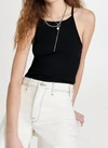 Frame Le Mid Rise Cami In Noir In Black