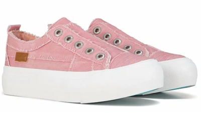 Blowfish Sadie Platform Canvas Sneaker In Light Pink