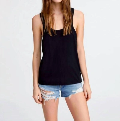 RE/DONE BEACH TANK IN BLACK