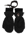PARAJUMPERS PARAJUMPERS LOGO PATCH FLEECE MITTENS