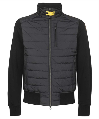 Parajumpers Padded Funnel Neck Jacket In Black