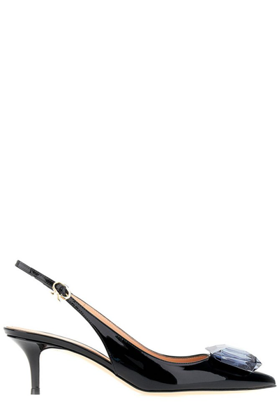 Gianvito Rossi Jaipur Slingback Pumps In Black