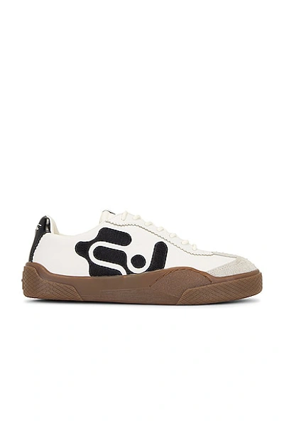 Eytys Santos Leather Sneakers In White