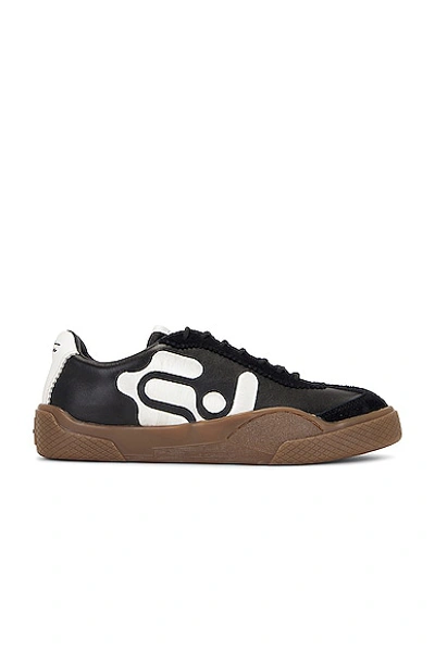 Eytys Santos Leather Trainers In Black