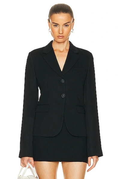 Acne Studios Two Button Blazer In Black