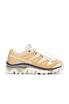 Salomon Xt-4 Og Panelled Sneakers In Taffy  Vanilla Ice  & Blue Print