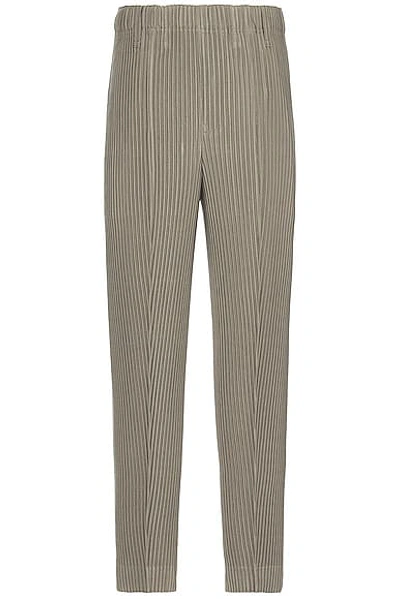Issey Miyake Khaki Compleat Trousers In Brown
