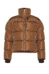 Bally Geometric-print Padded Jacket In Multiebano