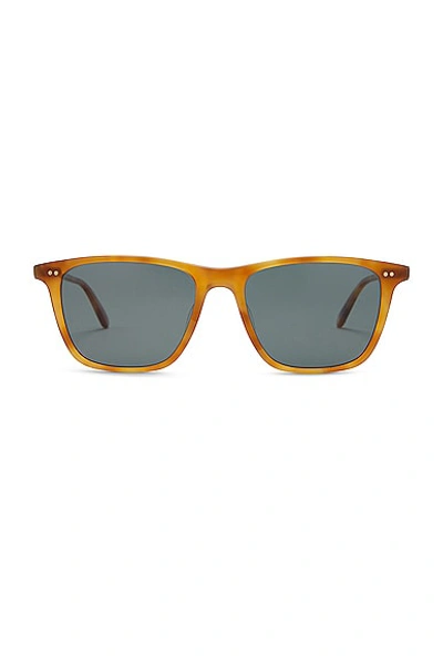 Garrett Leight Hayes Sun Ember Tortoise Sunglasses