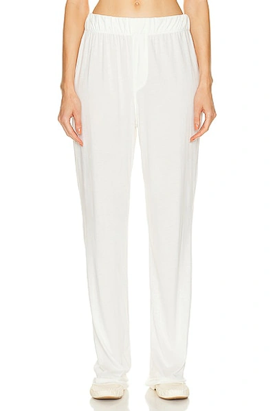 Éterne White Thermal Lounge Pants