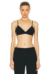 Éterne Stretch-jersey Triangle Bra Top In Black